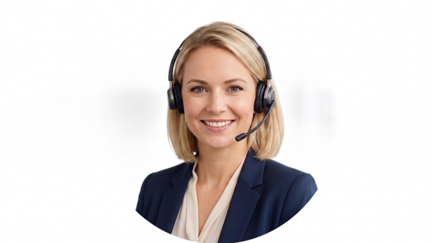 Porträt der KI-Telefonassistentin Kira
